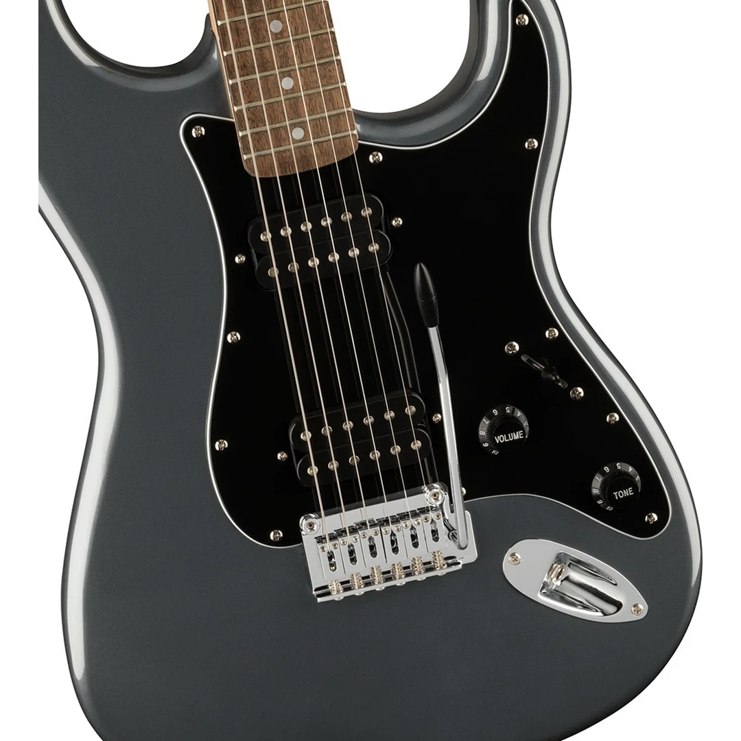 Электрогитара Fender Squier Affinity Stratocaster HH LRL Charcoal Frost Metallic
