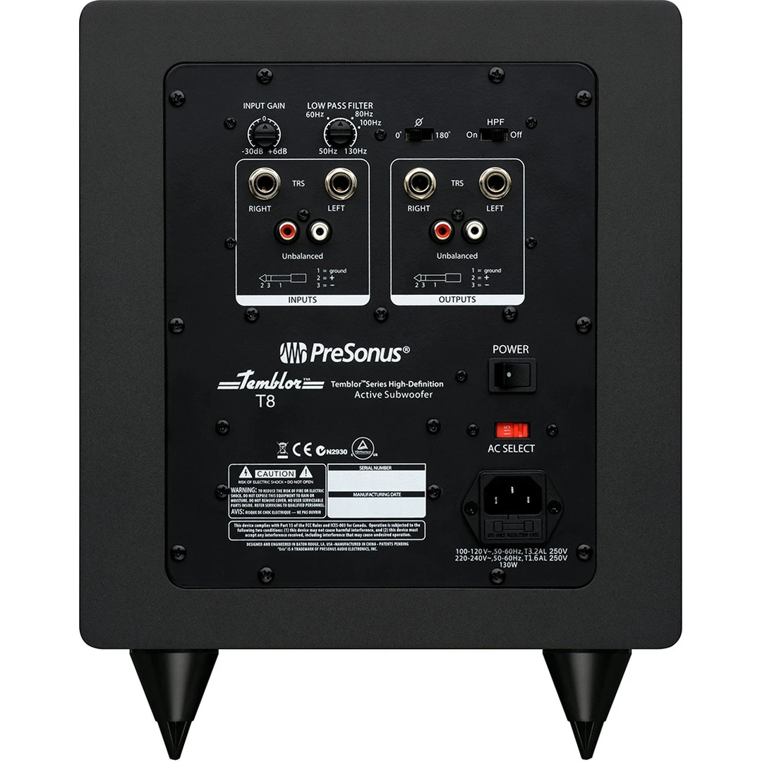 Сабвуфер Presonus Temblor T8