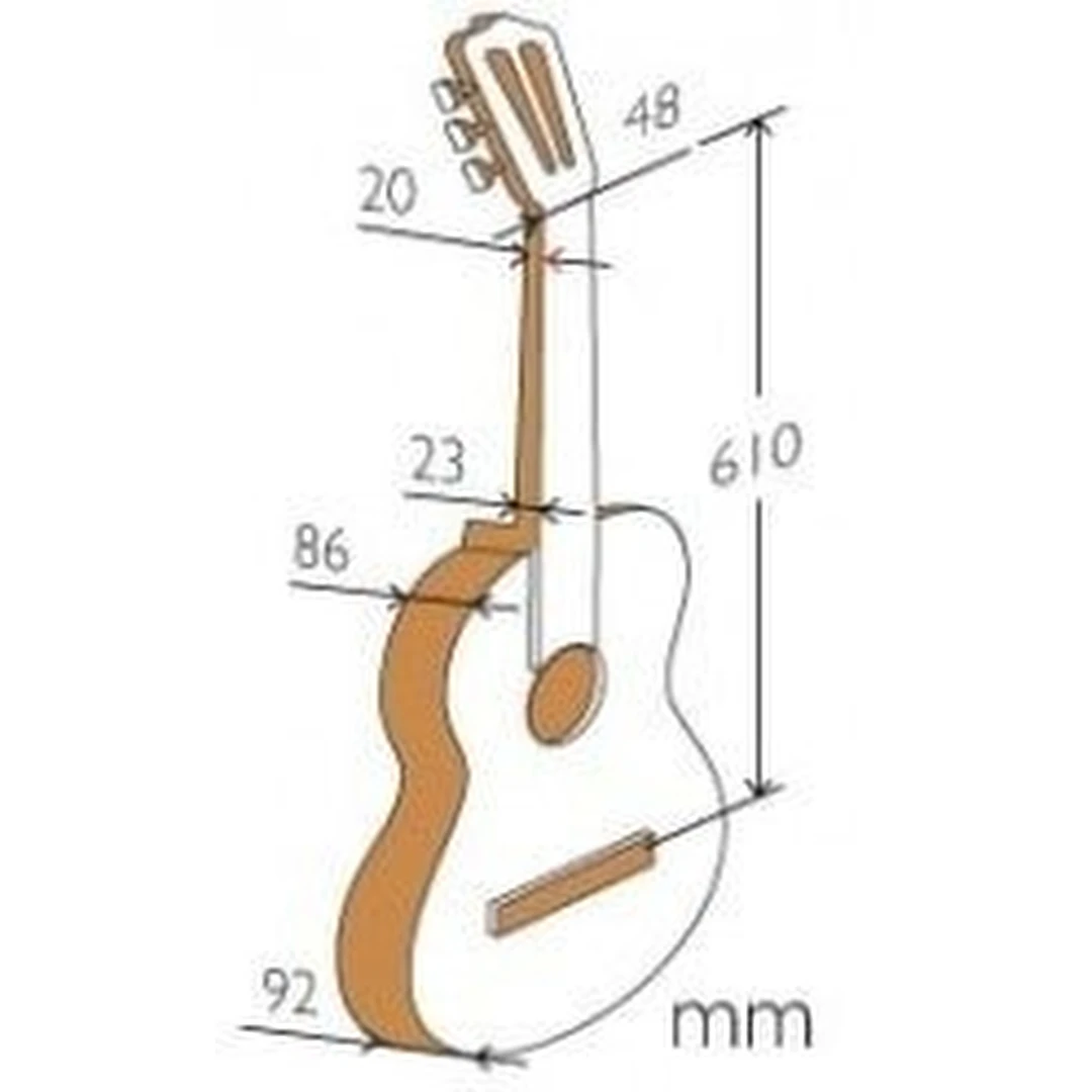 Классическая гитара Alhambra 1 OP Cadete 3/4