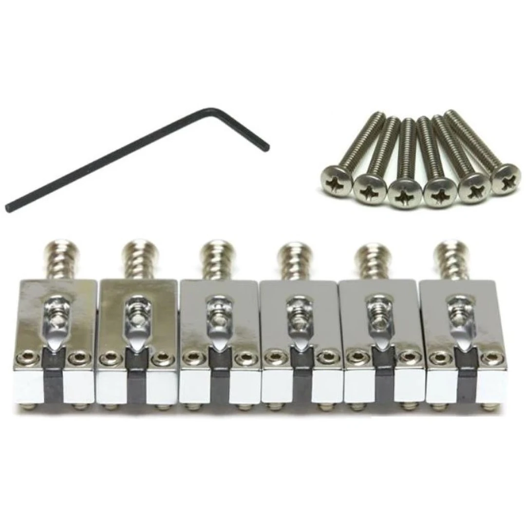 Набор седел для бриджа GraphTech PG-8000-0C SS Classics Strat & Tele