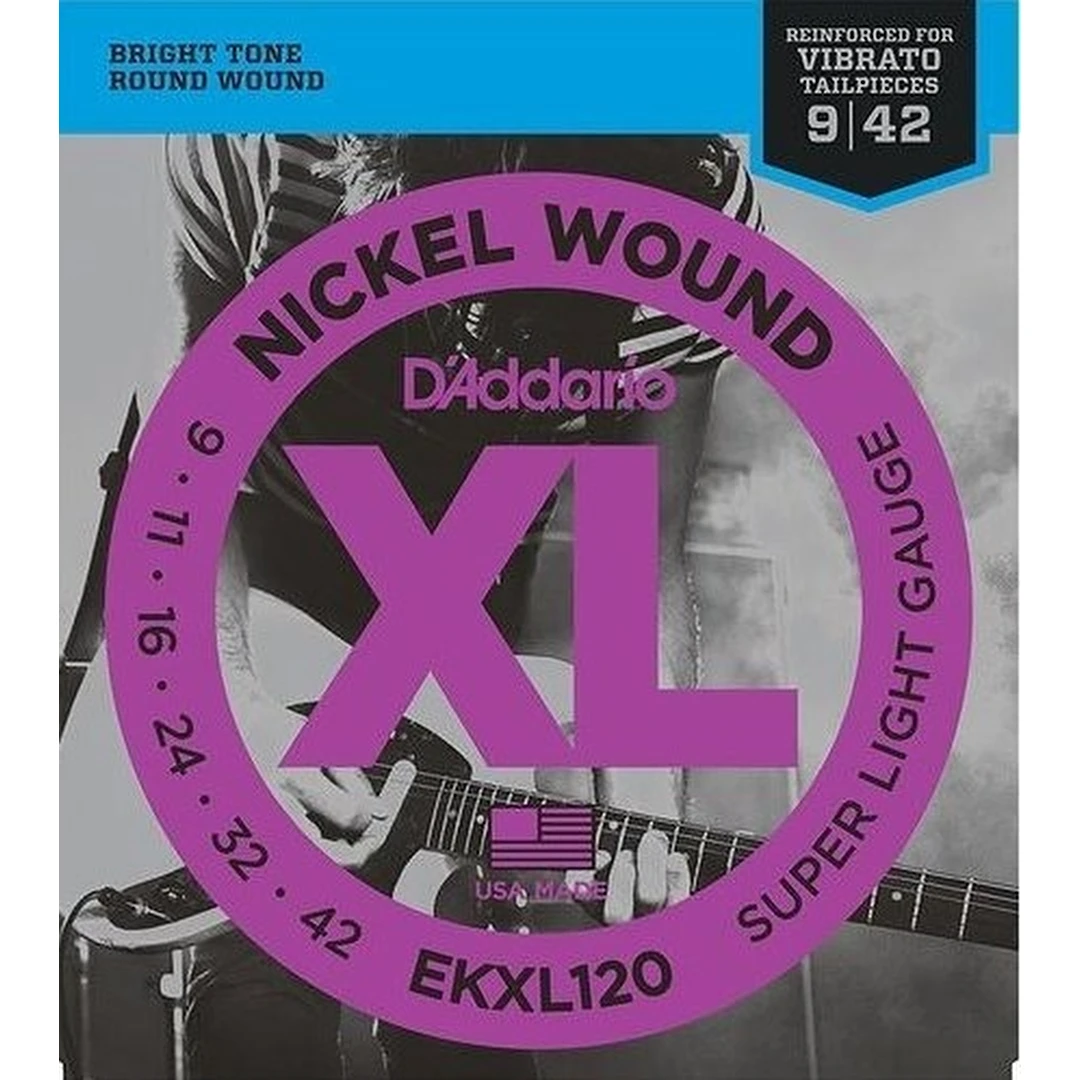 Струны для электрогитары D’Addario EKXL120 9-42
