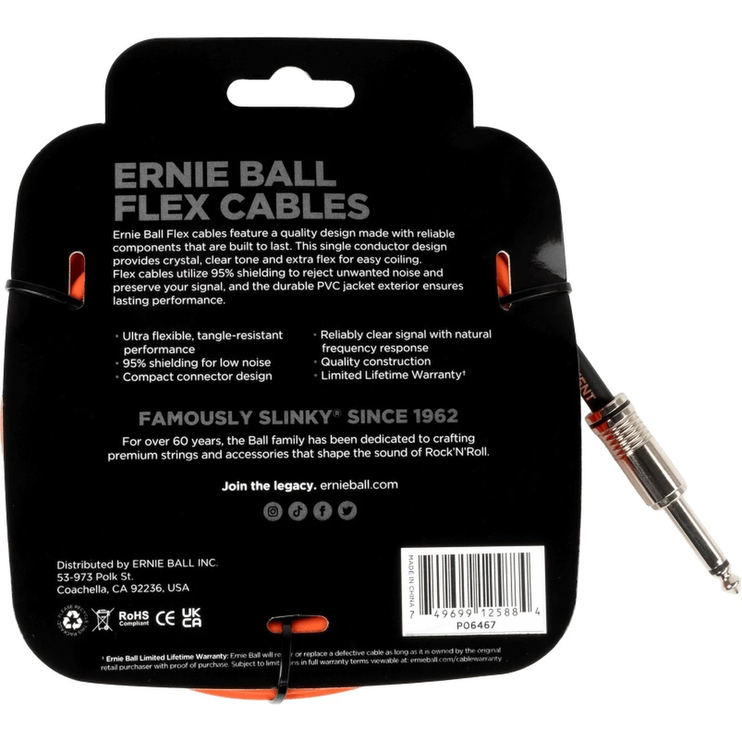 Инструментальный кабель Ernie Ball 6467