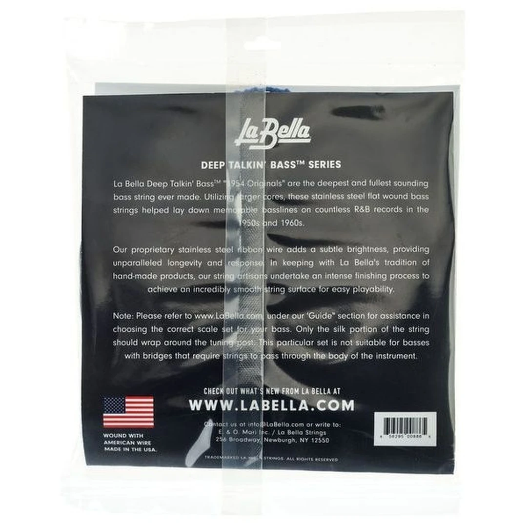Струны для бас-гитары La Bella 0760M Deep Talkin' Bass 52-110