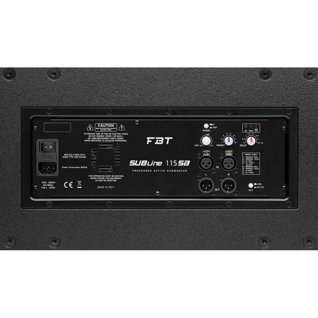 Сабвуфер FBT SUBLINE 115SA