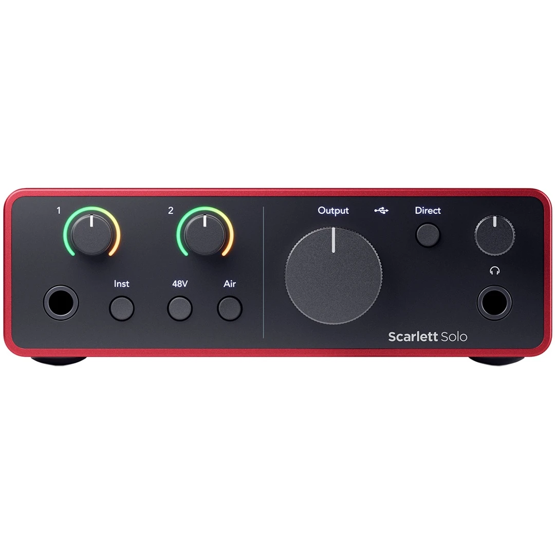 Студийный комплект Focusrite Scarlett Solo Studio 4th gen