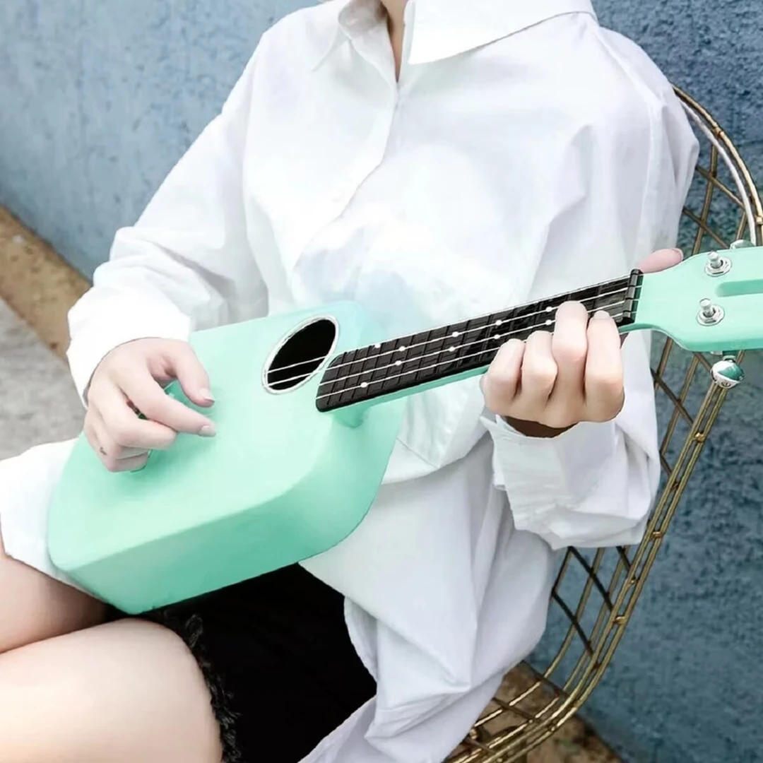 Укулеле PopuMusic Populele 2 Smart Ukulele Carbon Fiber Edition Cyan Blue