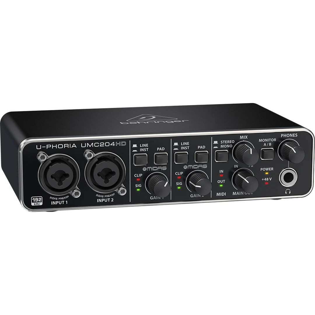 Аудиоинтерфейс Behringer UMC204HD