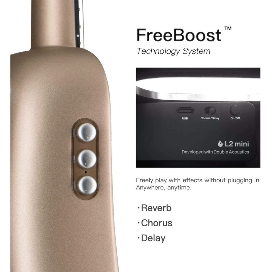 Укулеле Lava U 23" Sparkle Gold