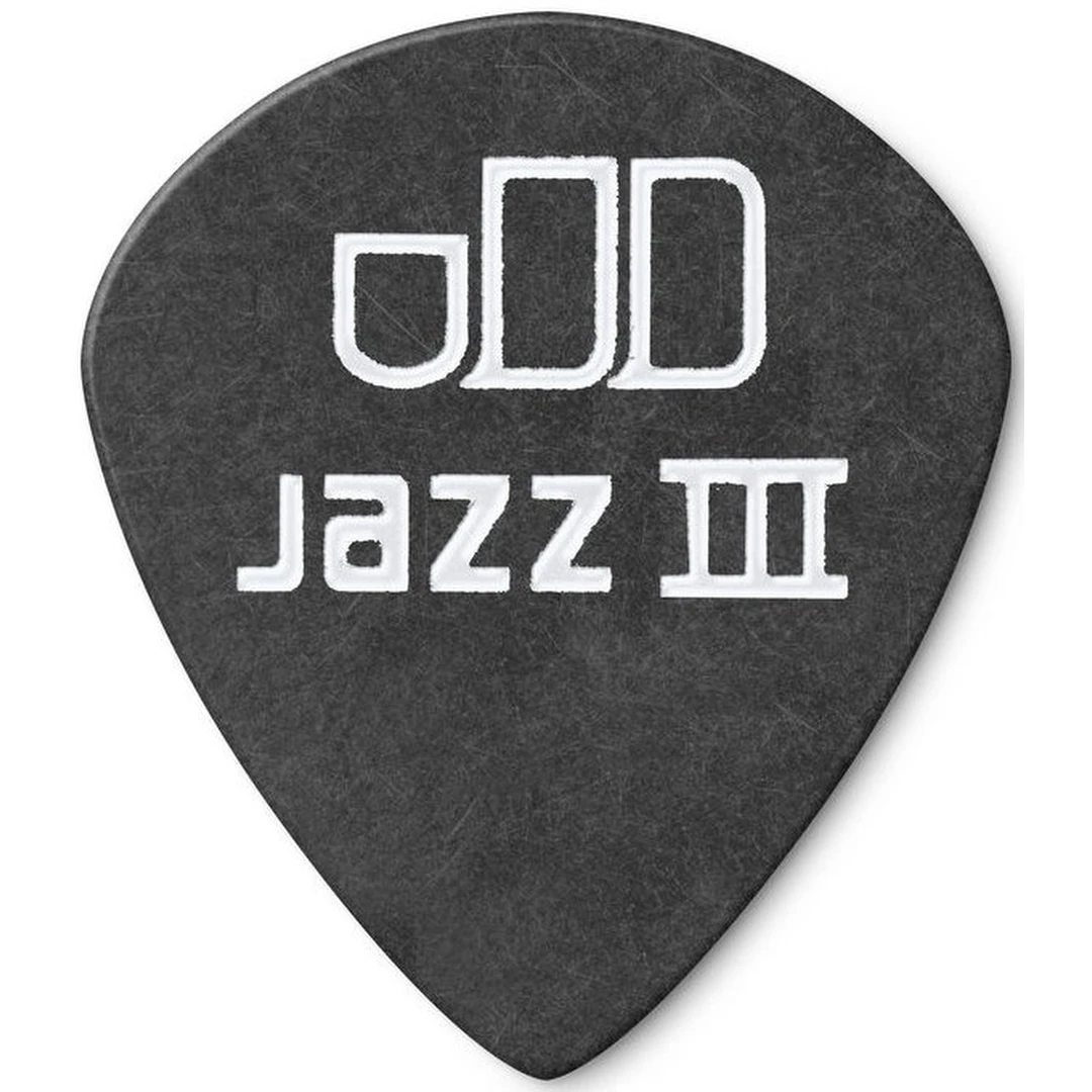 Медиатор Dunlop 482R.60 Tortex Pitch Black Jazz III 0.60
