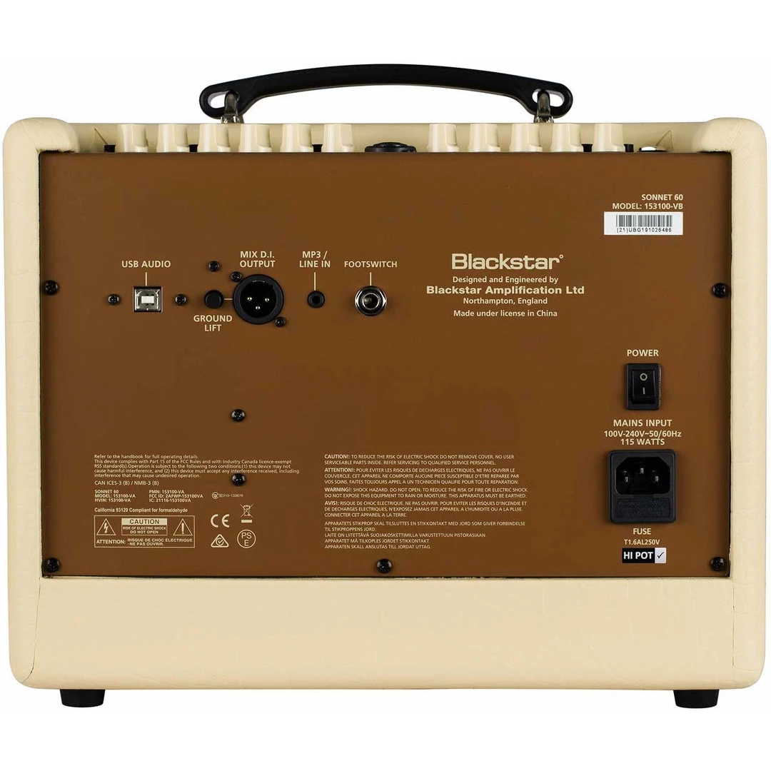 Комбоусилитель Blackstar Sonnet 60 Blonde