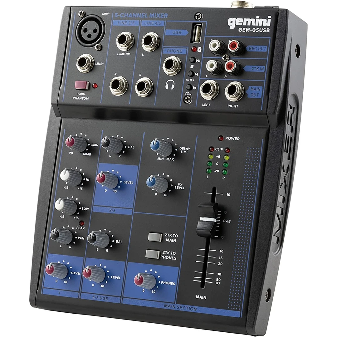 Микшерный пульт Gemini GEM-05USB