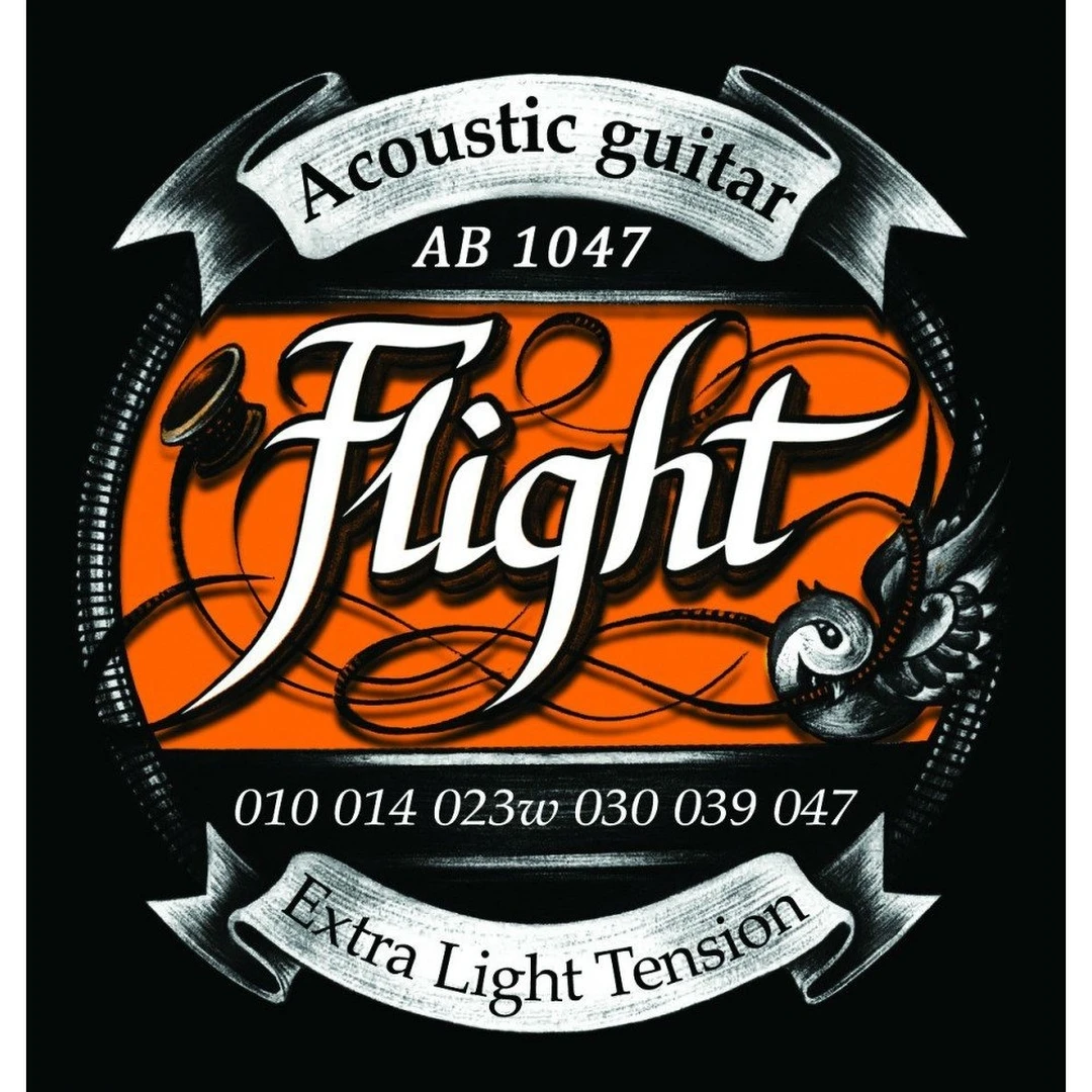 Струны для акустической гитары Flight AB1047