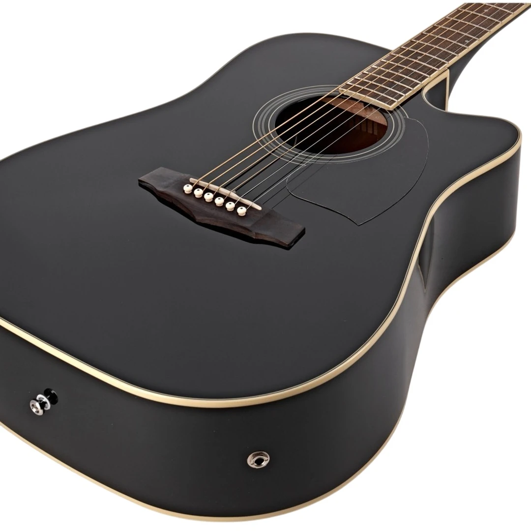 Электроакустическая гитара Ibanez PF15ECE-BK