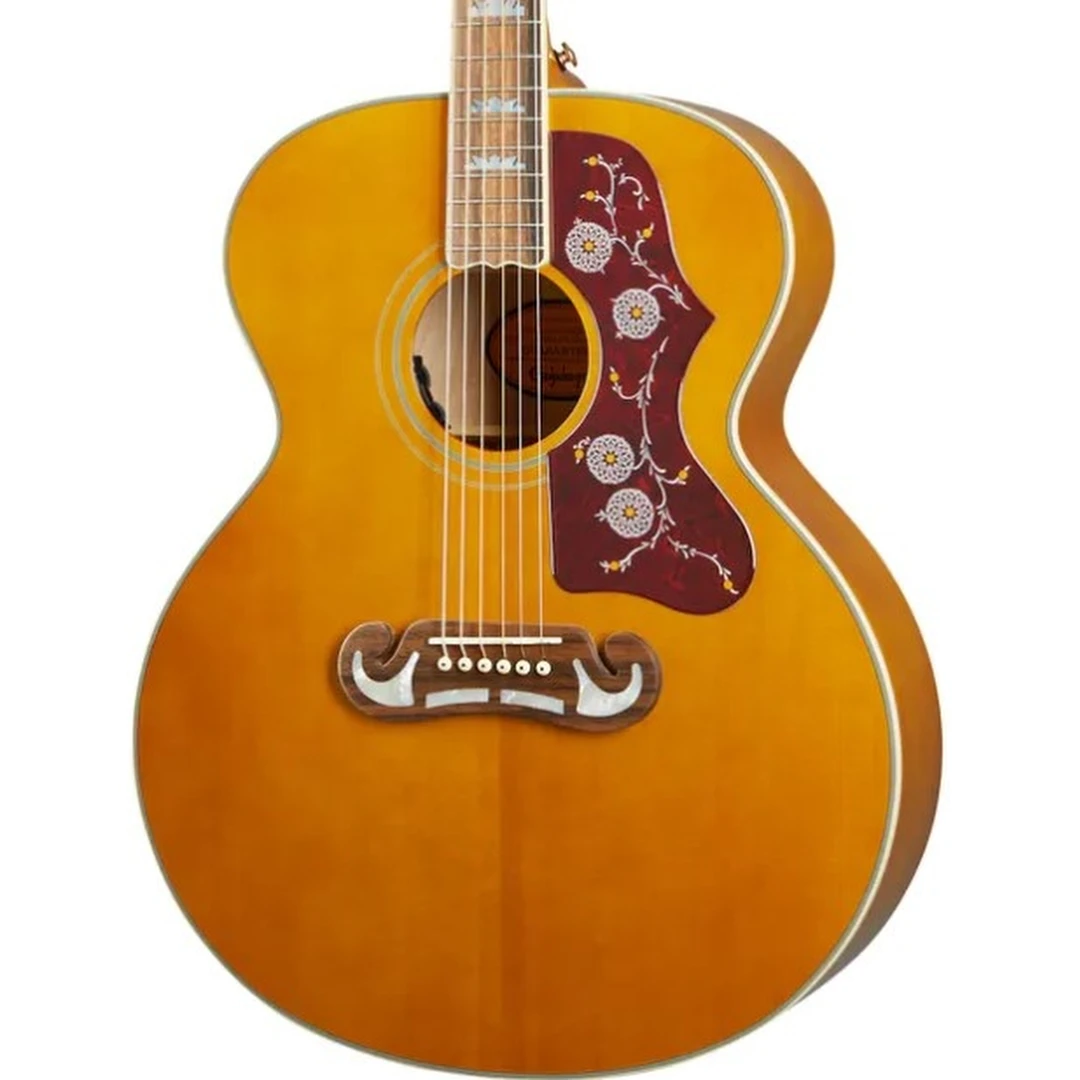 Электроакустическая гитара Epiphone J-200 Aged Antique Natural