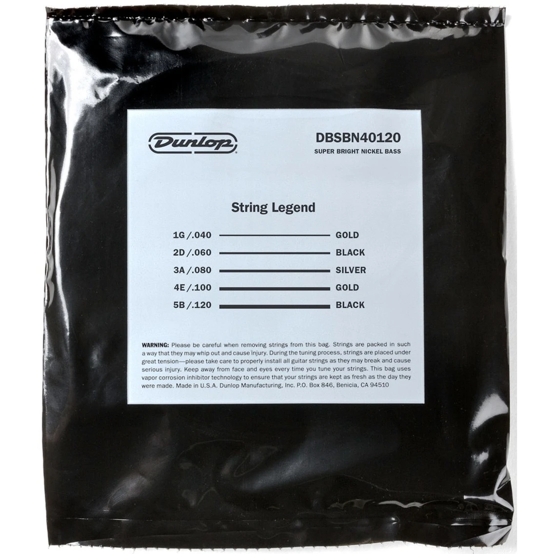 Струны для бас-гитары Dunlop DBSBN40120 40-120