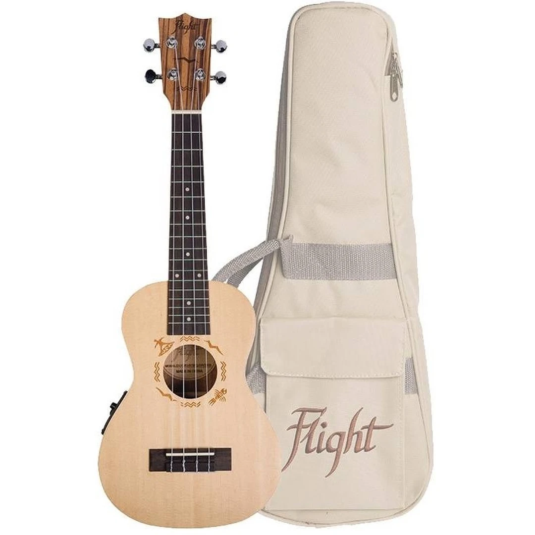 Укулеле Flight DUC 525 EQ SP/ZEB Pack
