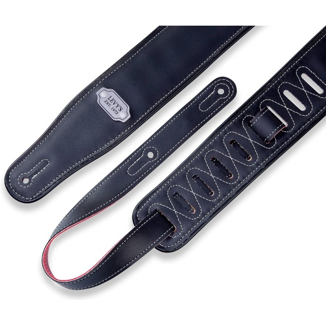 Ремень для гитары Levy's M26VP-RED-BLK