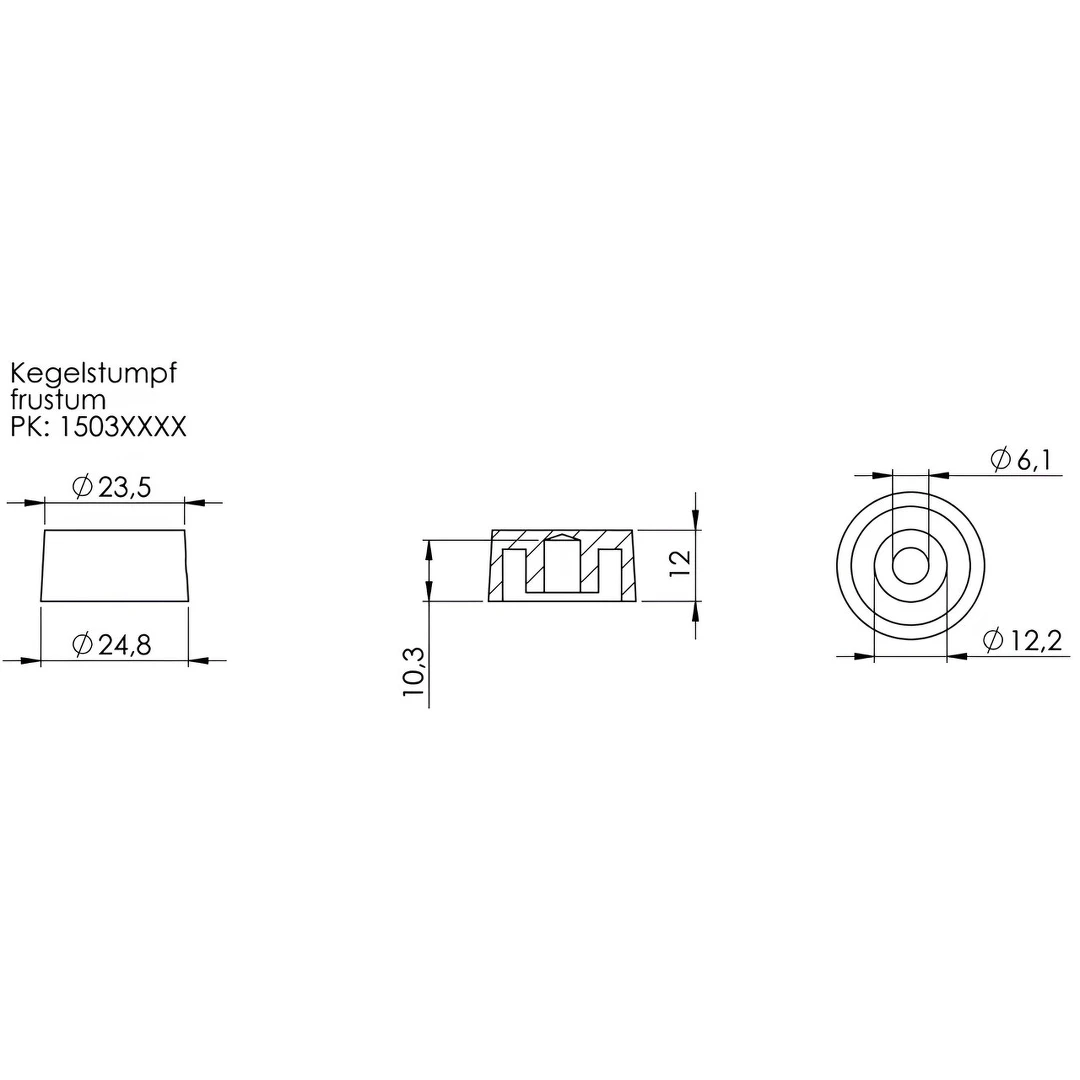 Ручка потенциометра Schaller 15030200