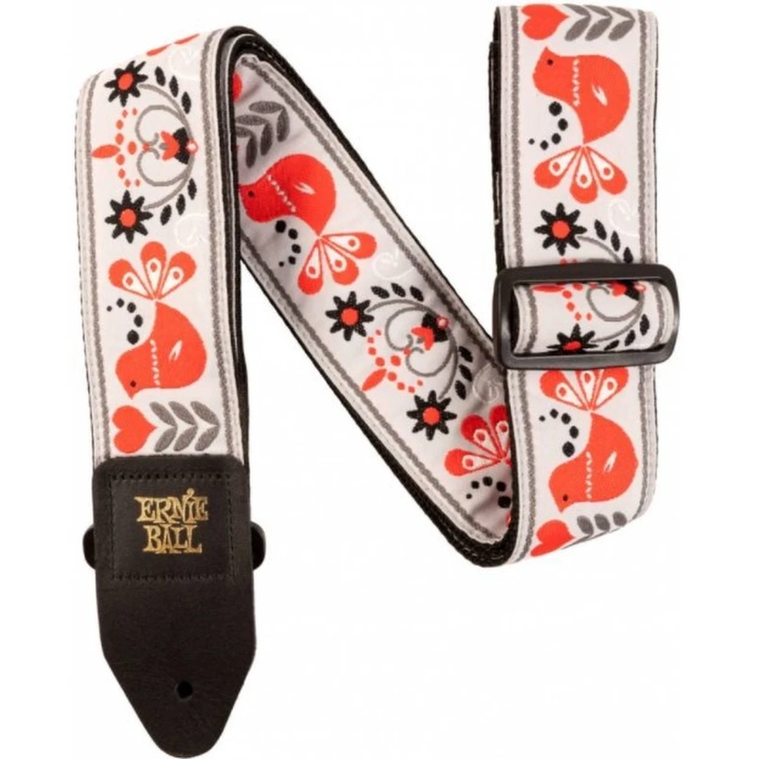 Ремень для гитары Ernie Ball Red Bird Winter Jacquard 4689