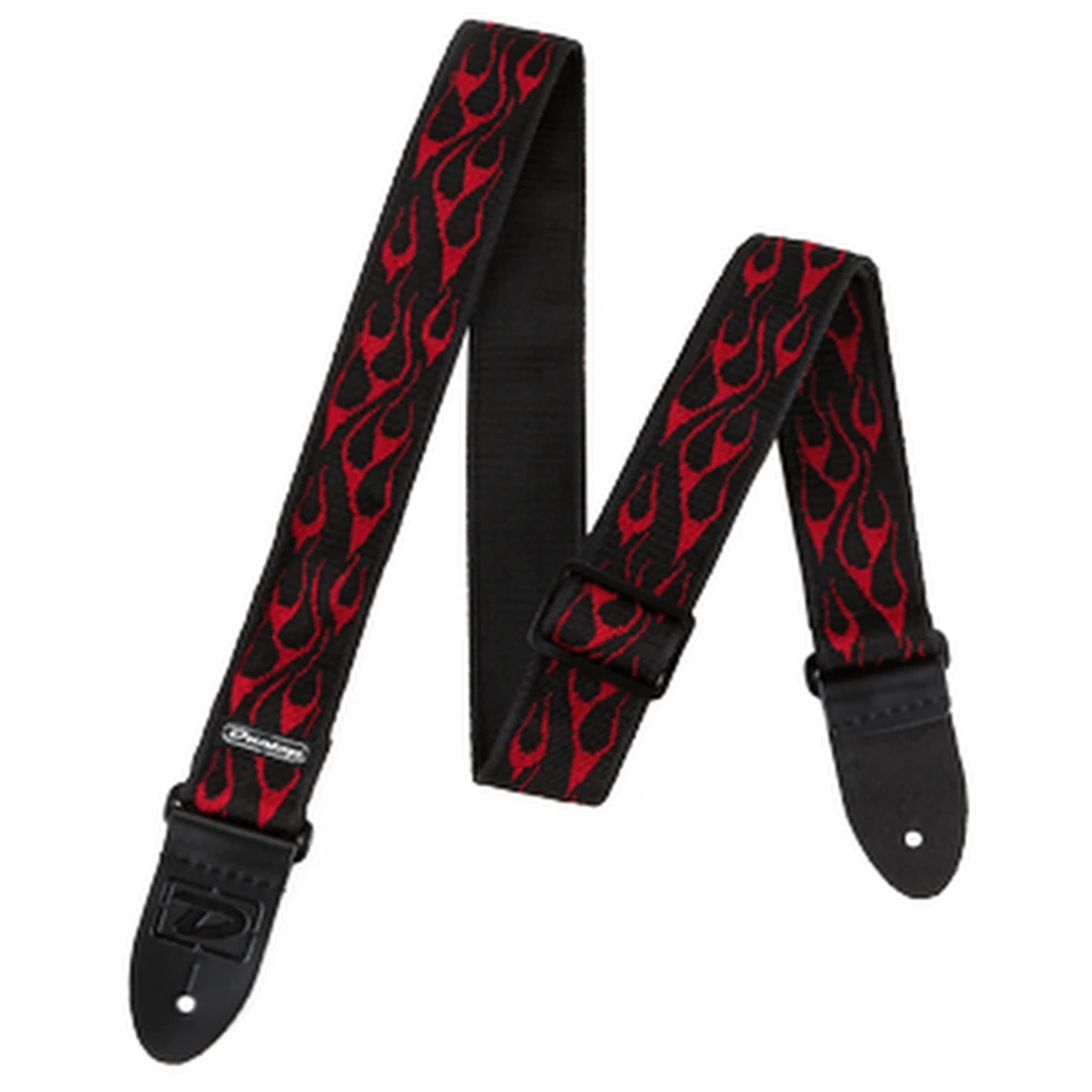 Ремень для гитары Dunlop D38-11RD Flambe Red