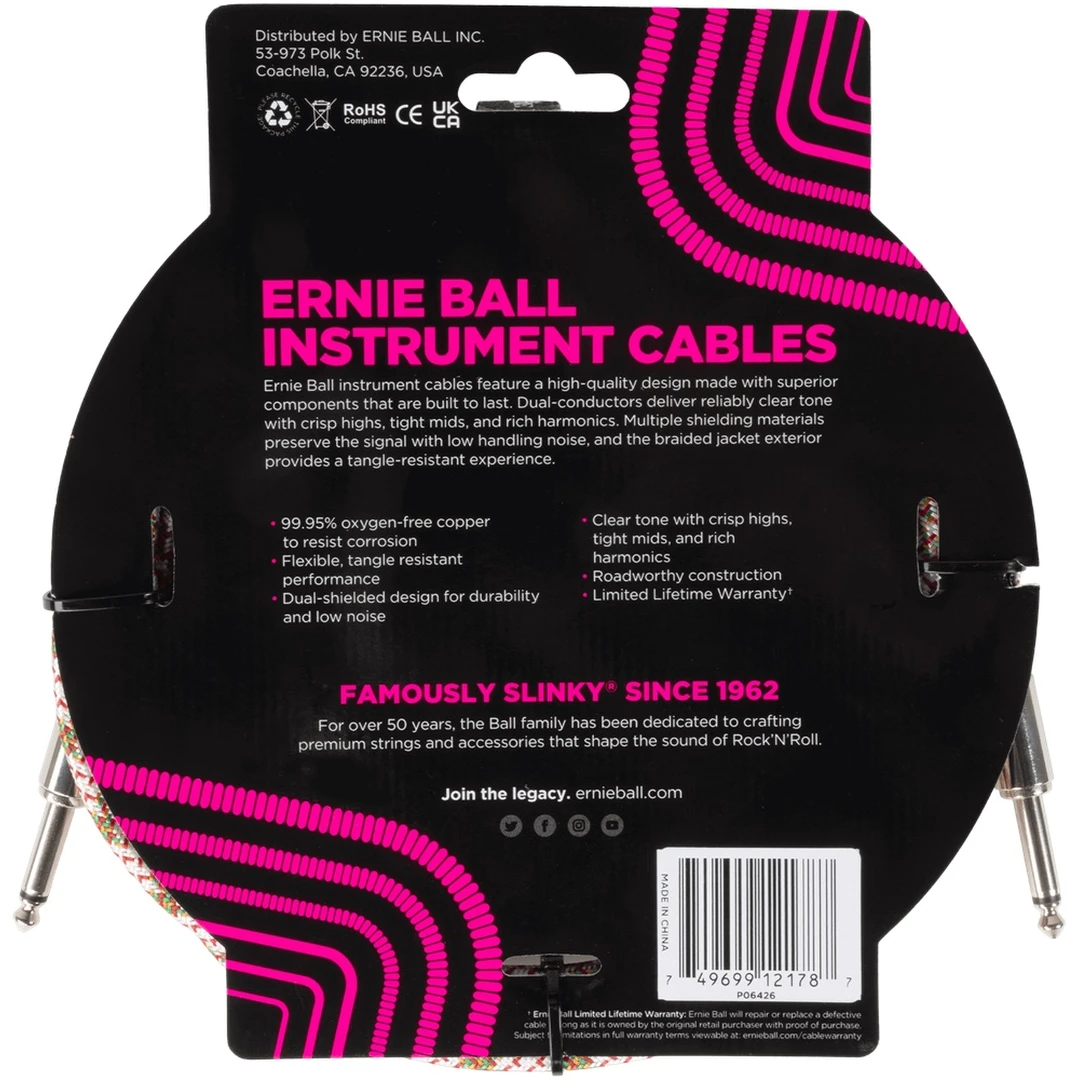 Инструментальный кабель Ernie Ball 6426