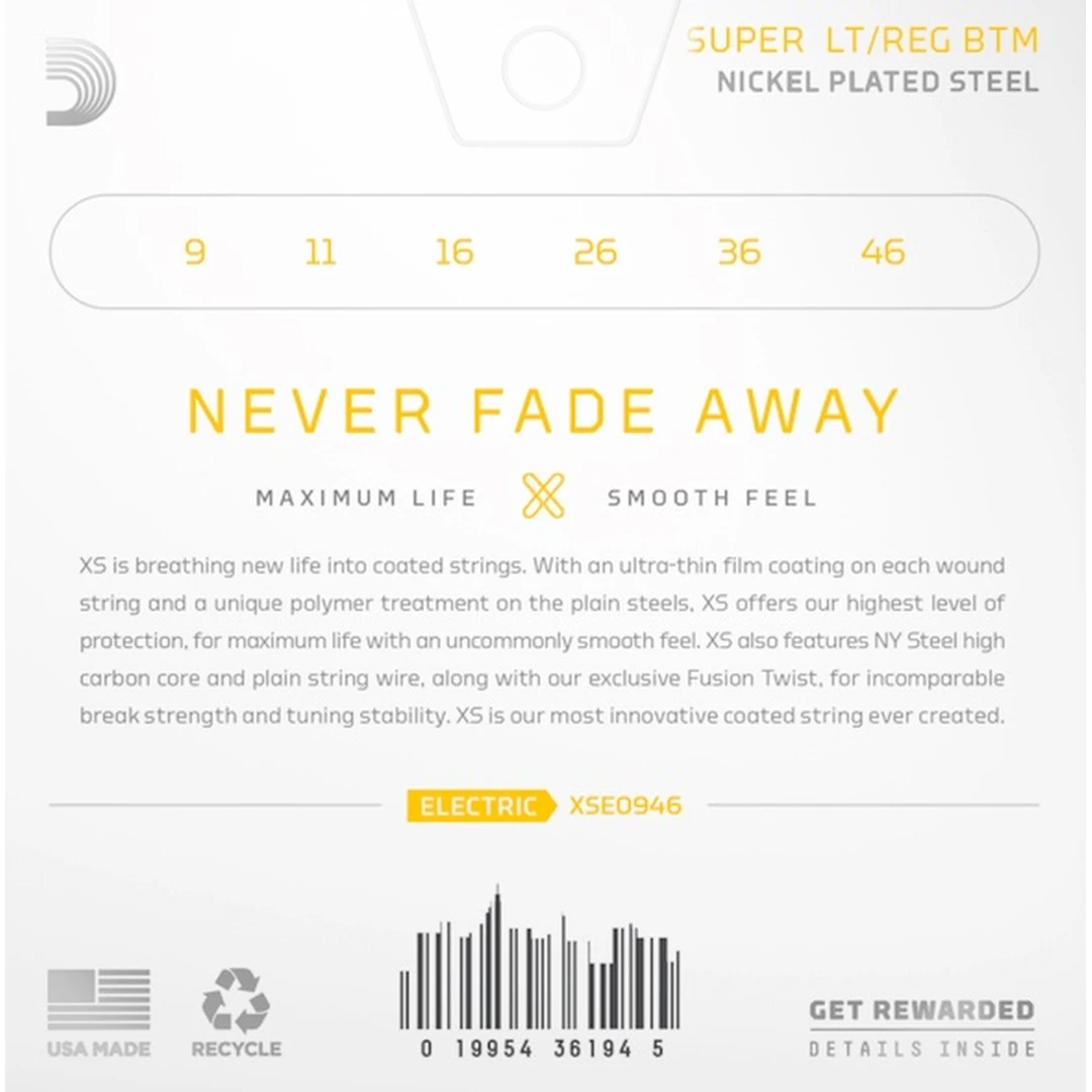 Струны для электрогитары D'Addario XSE0946 9-46