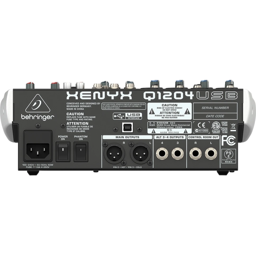 Микшерный пульт Behringer Q1204USB