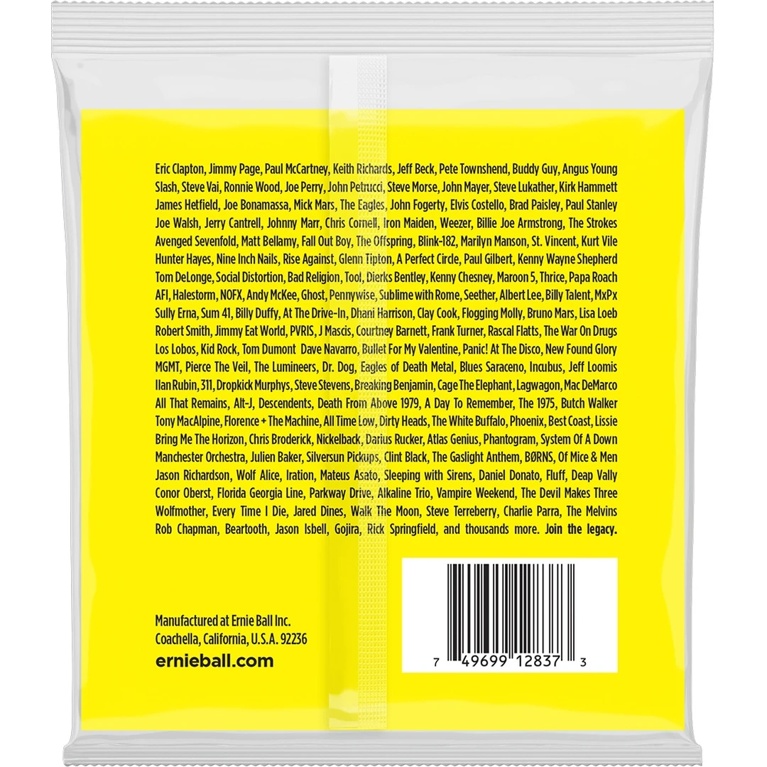 Струны для бас-гитары Ernie Ball 2837 Nickel Bass SS Slinky 6 20-90