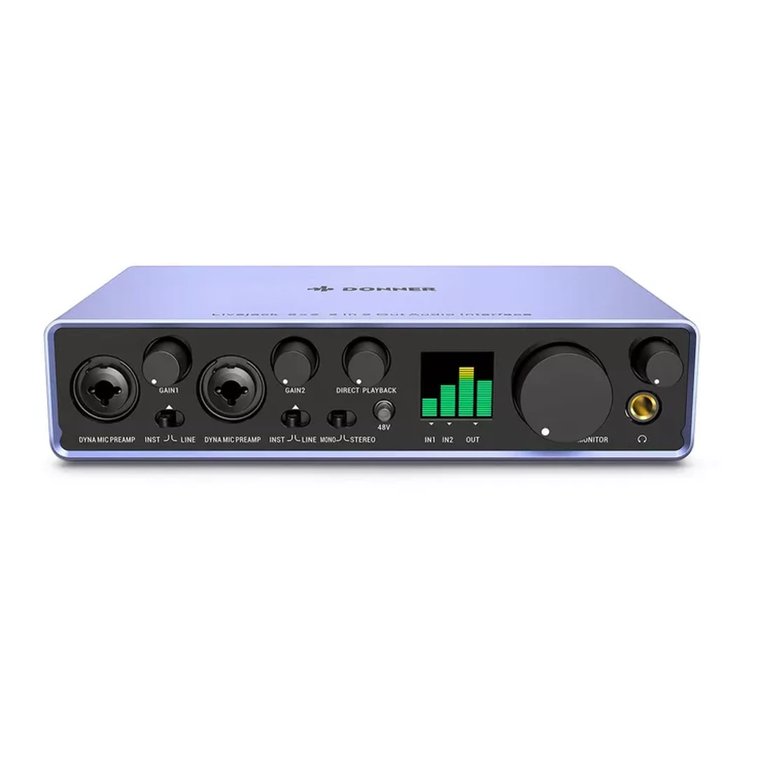 Аудиоинтерфейс Donner Livejack 2x2