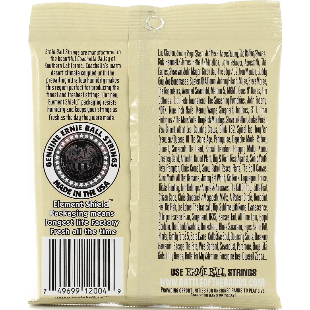 Струны для акустической гитары Ernie Ball 2002 13-56