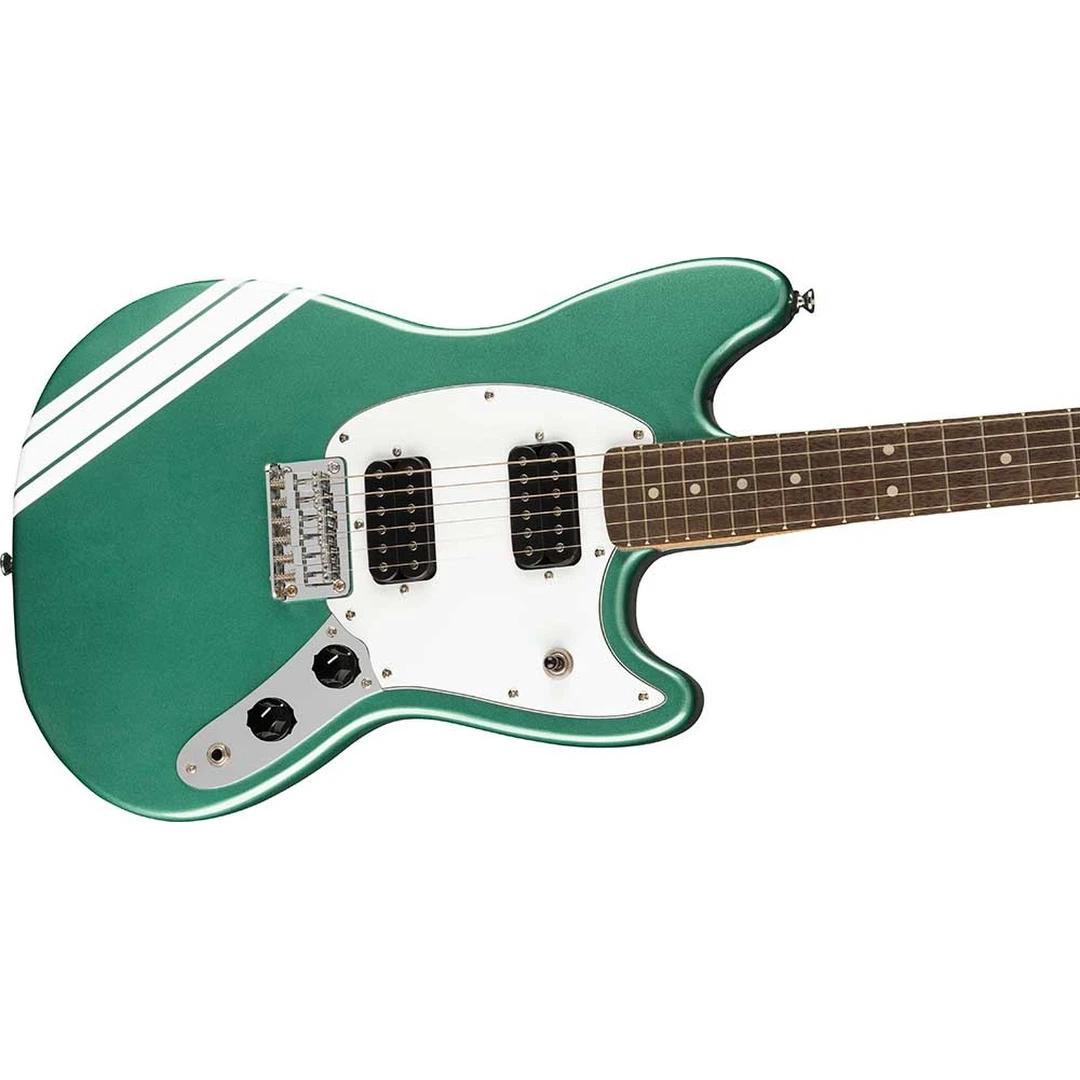 Электрогитара Fender Squier FSR Bullet Mustang HH LRL Competition Sherwood Green