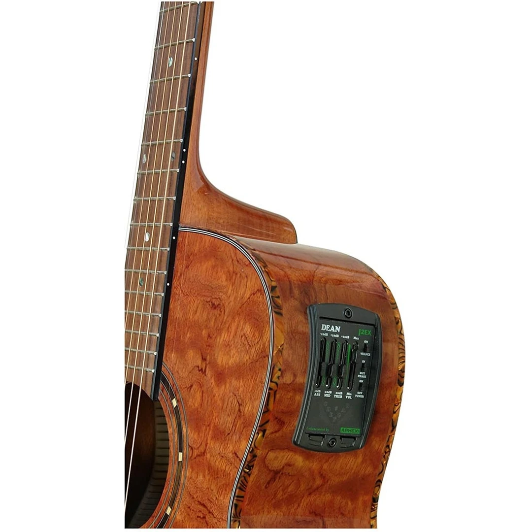 Электроакустическая гитара Dean Exotica A/E Bubinga Wood Lefty