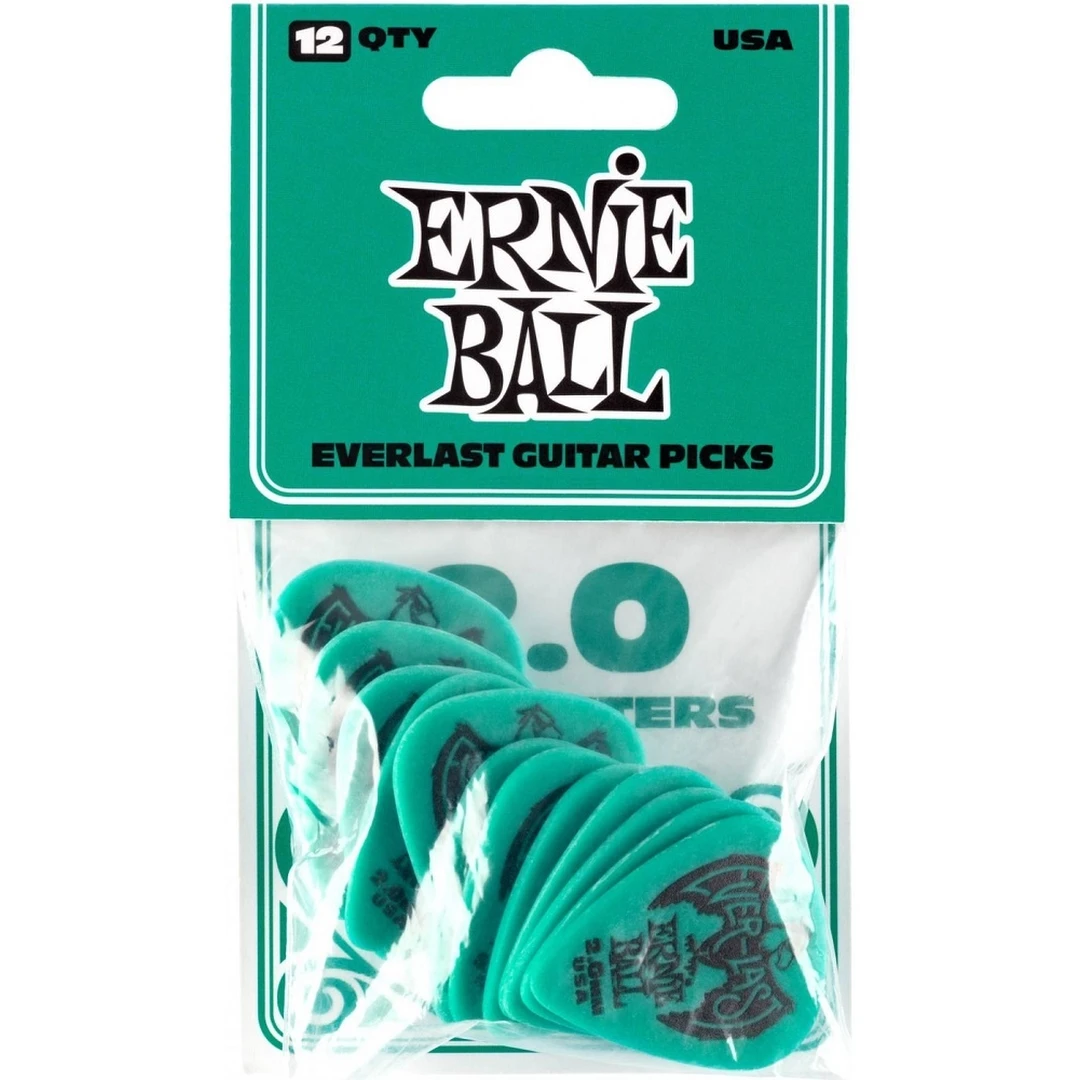Набор медиаторов Ernie Ball 9196 2.00 Teal Everlast