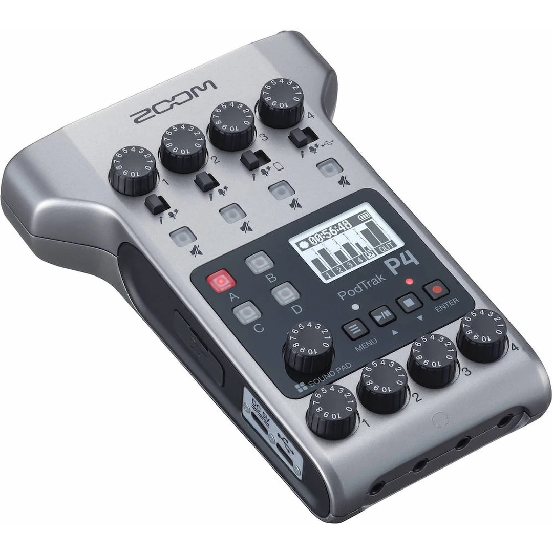 Портативный рекордер-портастудия Zoom PodTrak P4