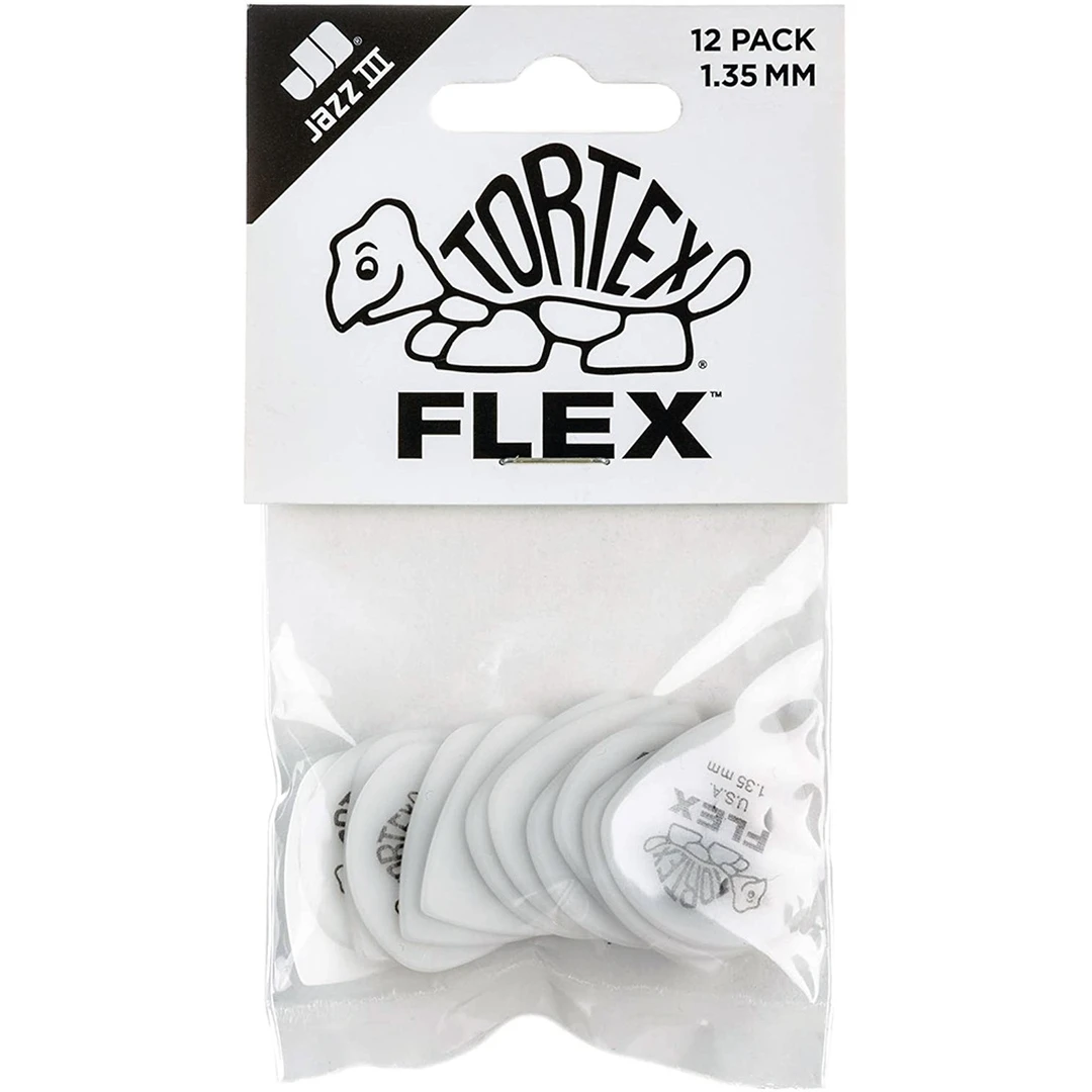 Набор медиаторов Dunlop 468P1.35 Tortex Flex Jazz III 1.35
