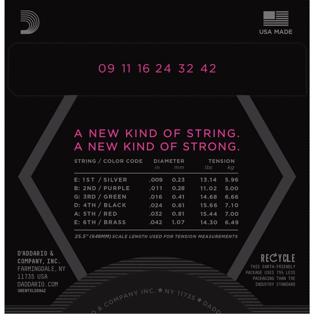 Струны для электрогитары D'Addario NYXLS0942 9-42