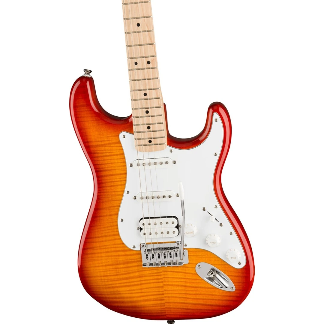 Электрогитара Fender Squier Affinity Stratocaster FMT HSS MN Sienna Sunburst