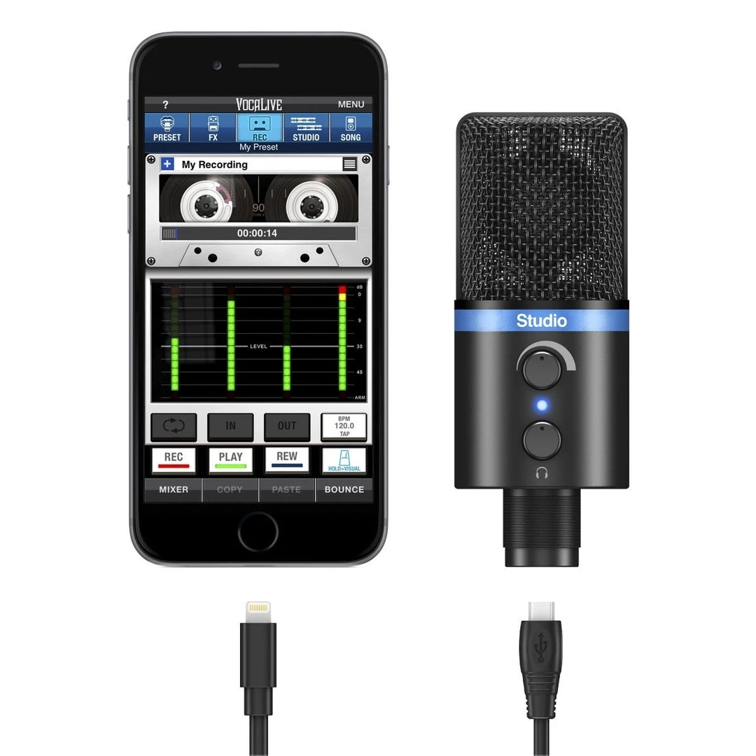 Микрофон IK Multimedia iRig Mic Studio Black