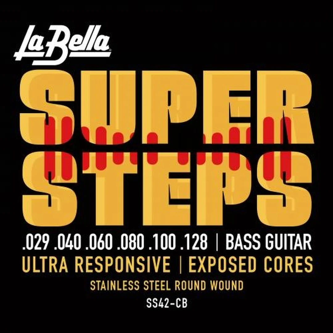 Струны для бас-гитары La Bella SS42-CB 29-128