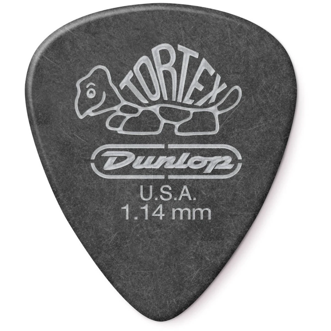 Медиатор Dunlop 488R1.14 Tortex Pitch Black Standard 1.14