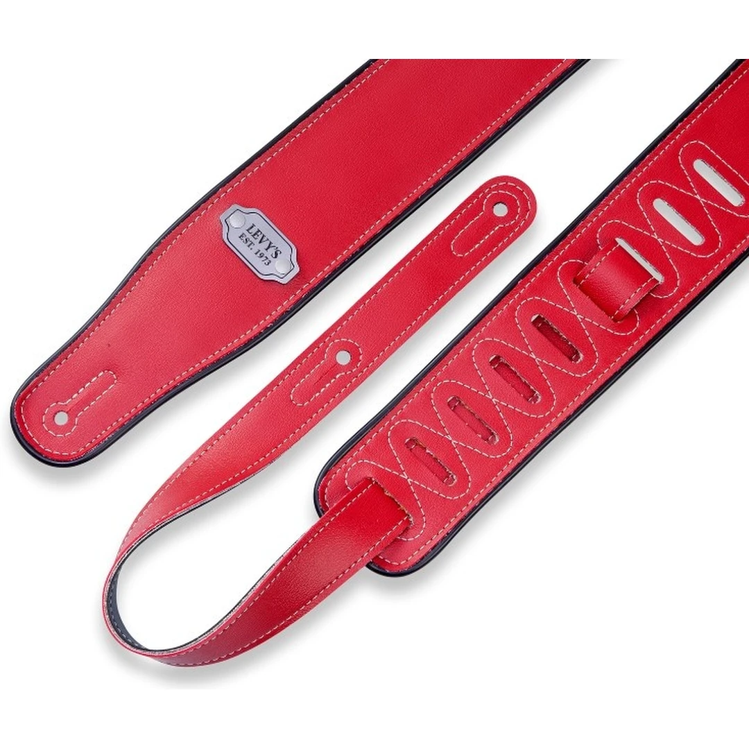 Ремень для гитары Levy's M26VP-RED-BLK