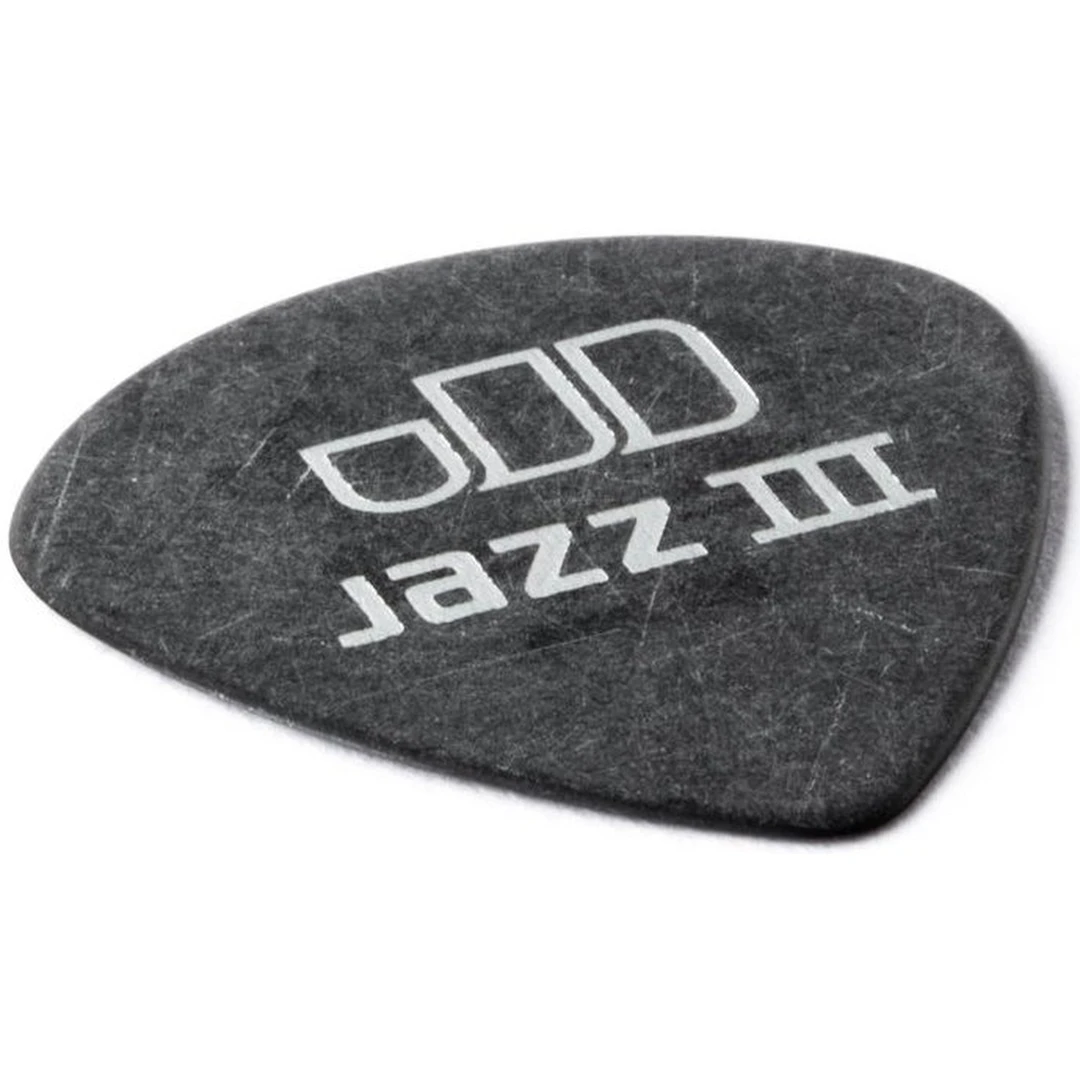 Медиатор Dunlop 482R.50 Tortex Pitch Black Jazz III 0.50
