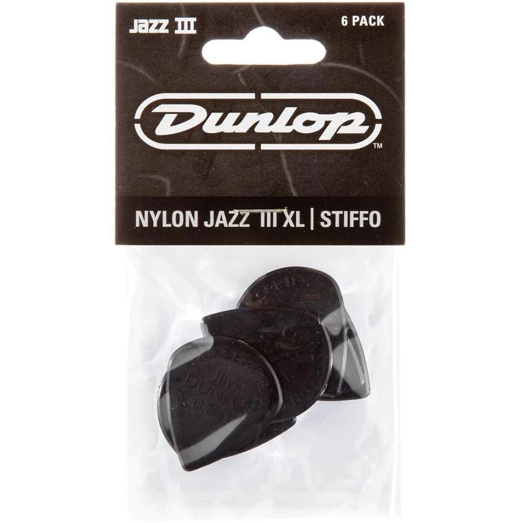 Набор медиаторов Dunlop 47PXLS Nylon Jazz III XL 1.38