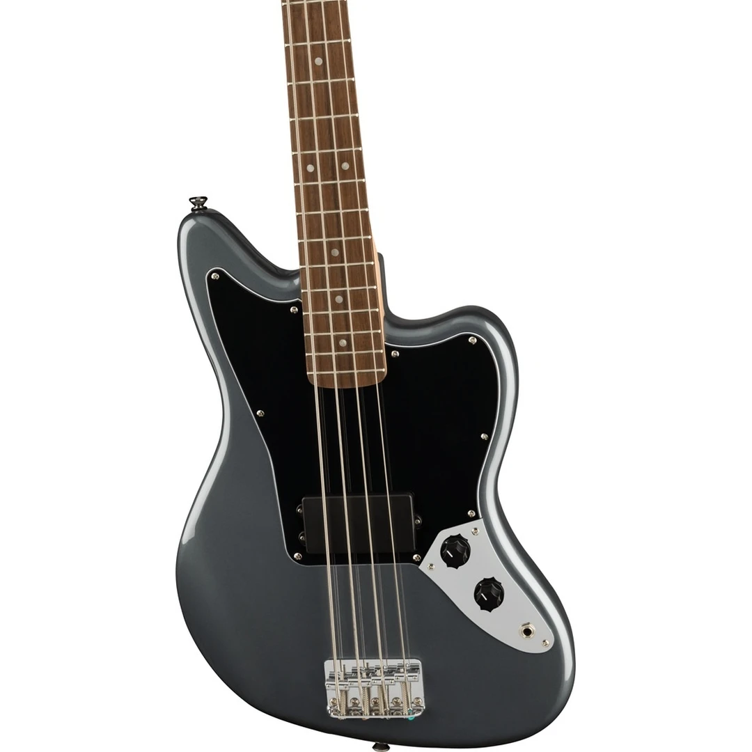 Бас-гитара Fender Squier Affinity Jaguar Bass H LRL Charcoal Frost Metallic