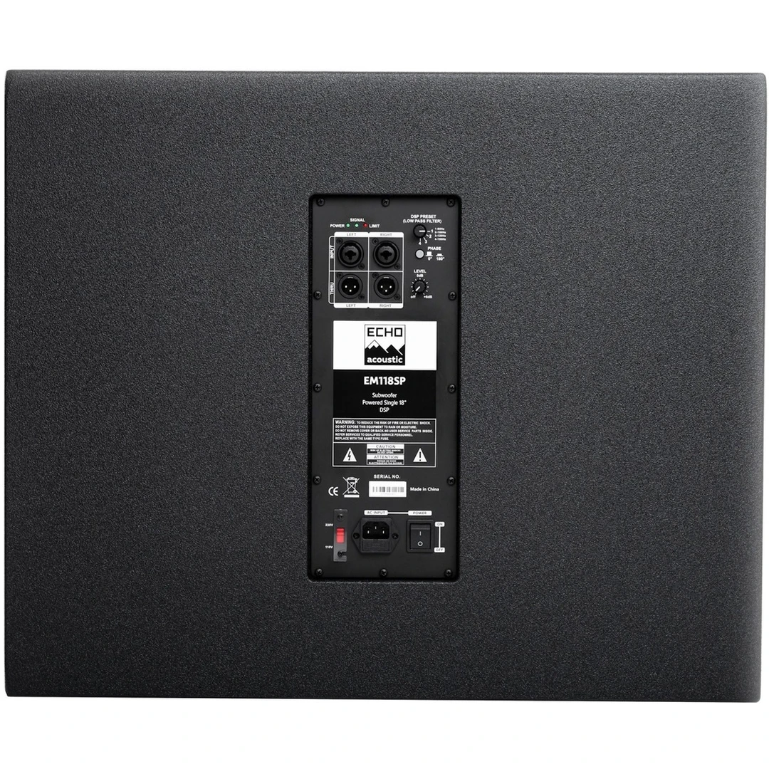 Сабвуфер Echo Acoustic EM118SP