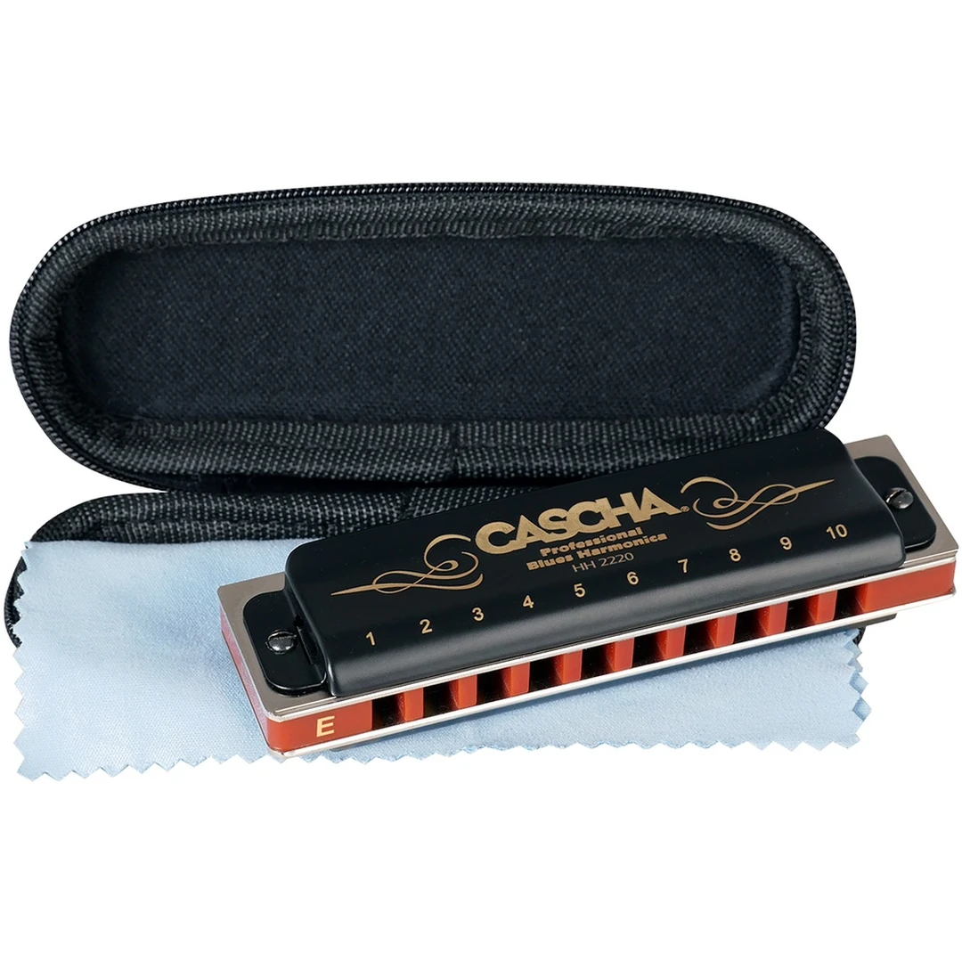 Губная гармошка Cascha HH 2220 Professional Blues E