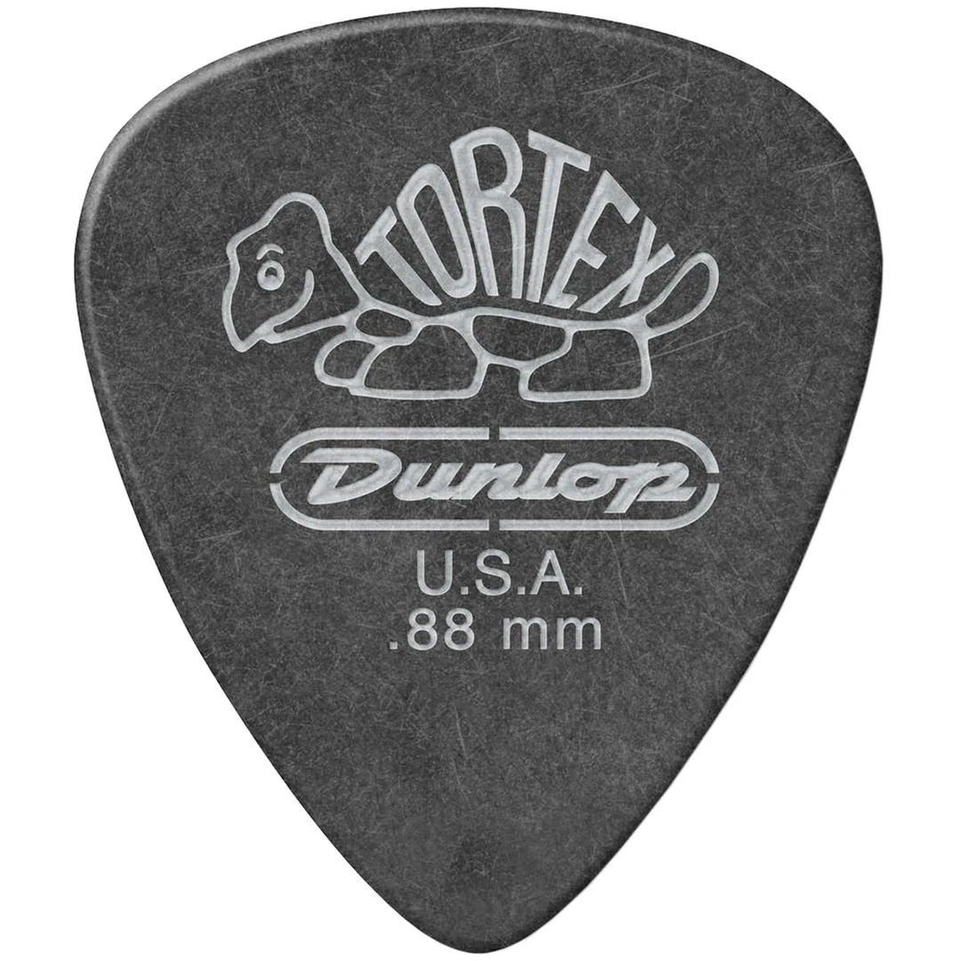 Медиатор Dunlop 482R.88 Tortex Pitch Black Jazz III 0.88