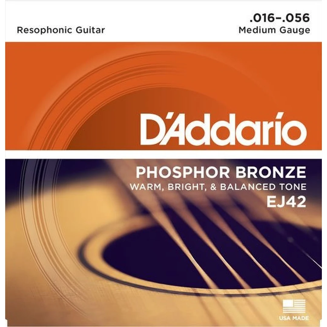 Струны для акустической гитары D'Addario EJ42 16-56