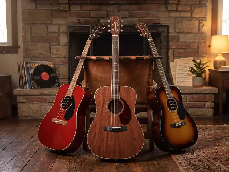 Акустические гитары Fender