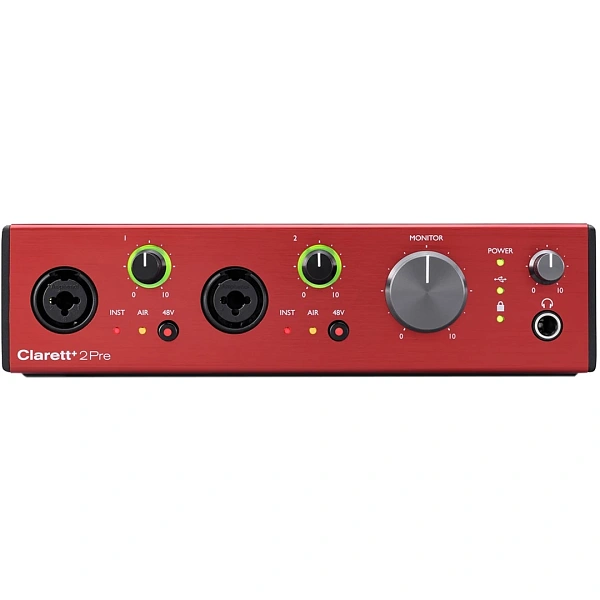 Аудиоинтерфейс Focusrite Clarett+ 2Pre